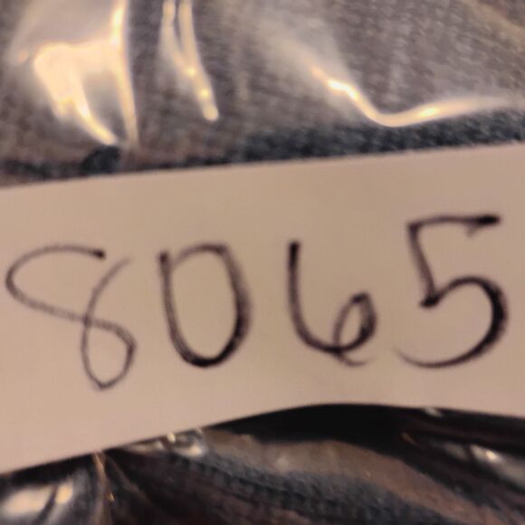 L.L. Bean henley thermal tshirt mens L large blue waffle knit long sleeve 187244 - Picture 7 of 7